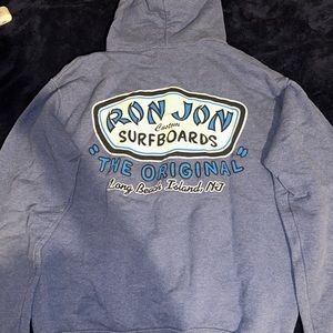 Medium Blue Ron Jon Hoodie